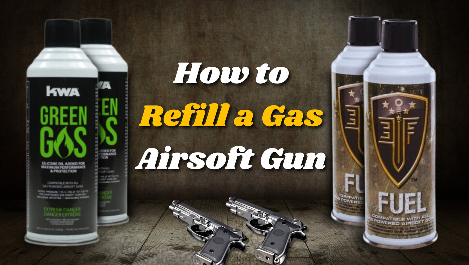 How to Refill a Gas Airsoft Gun