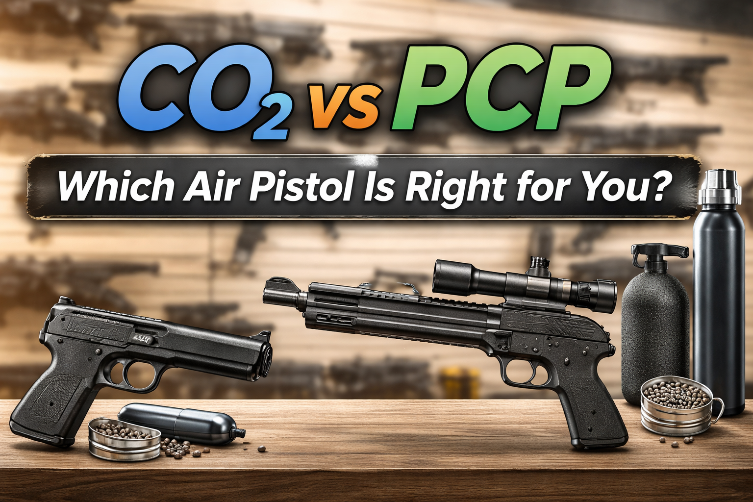 CO2 vs PCP Air Pistols: What Works Best for Training & Recreation?