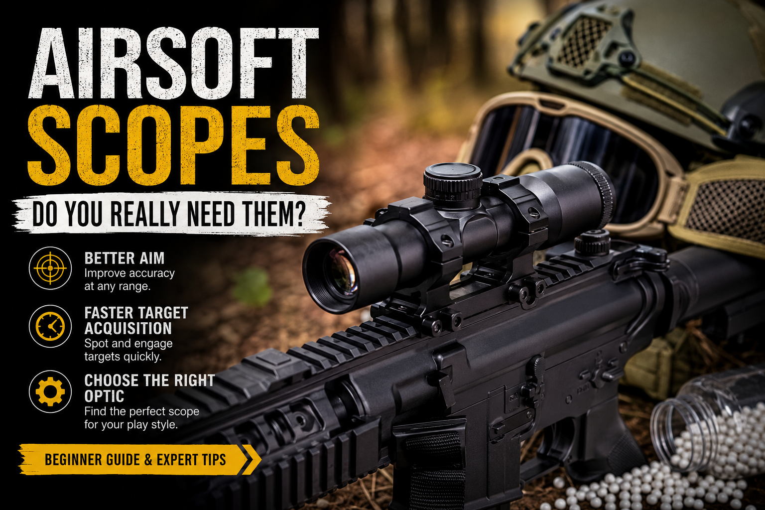 Airsoft Scopes: Do You Really Need Them?