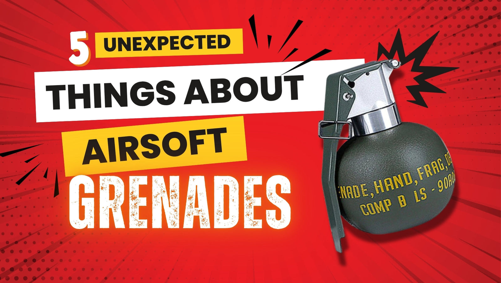 5 Things to Know About Airsoft Grenades