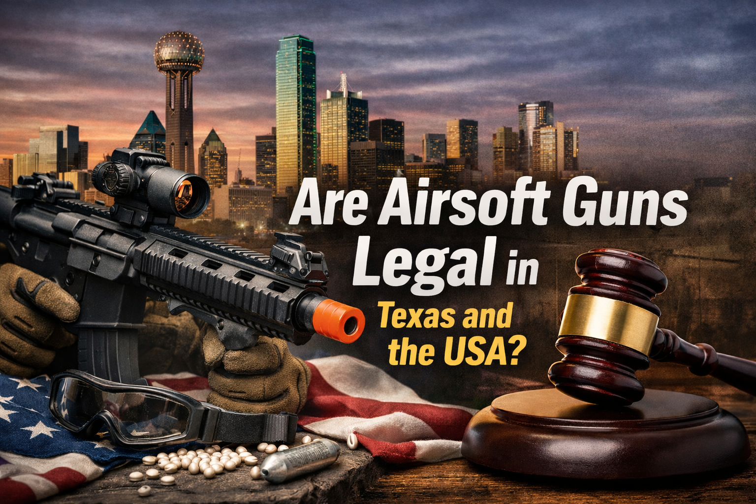 Are Airsoft Guns Legal in Texas and the USA?