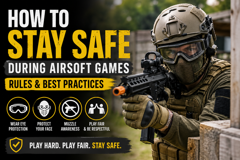 How to Stay Safe During Airsoft Games: Rules and Best Practices