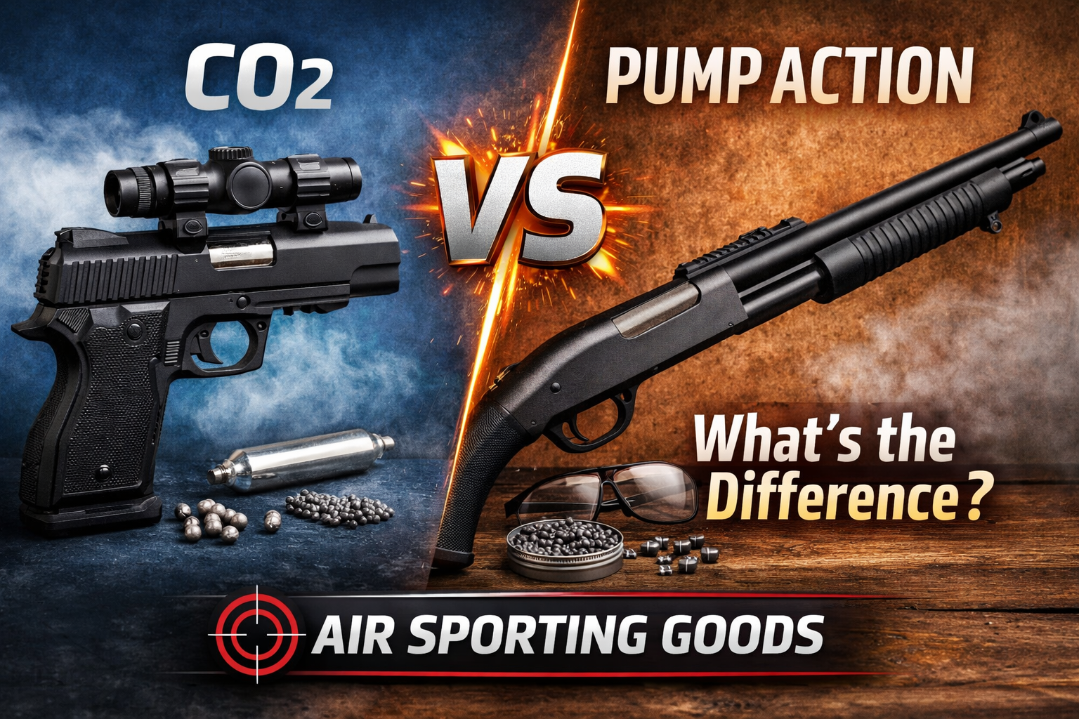 What Is the Difference Between CO2 Powered and Pump Action Air Guns?