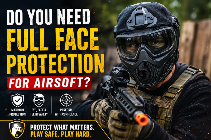 Do You Need Full Face Protection for Airsoft?