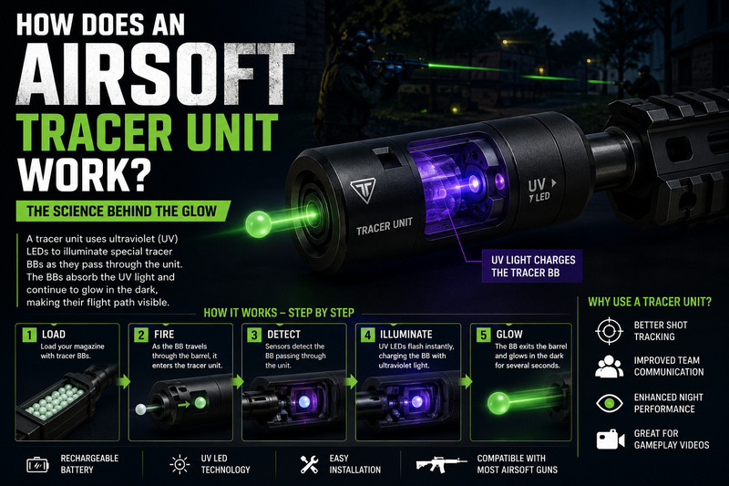 How Does an Airsoft Tracer Unit Work?