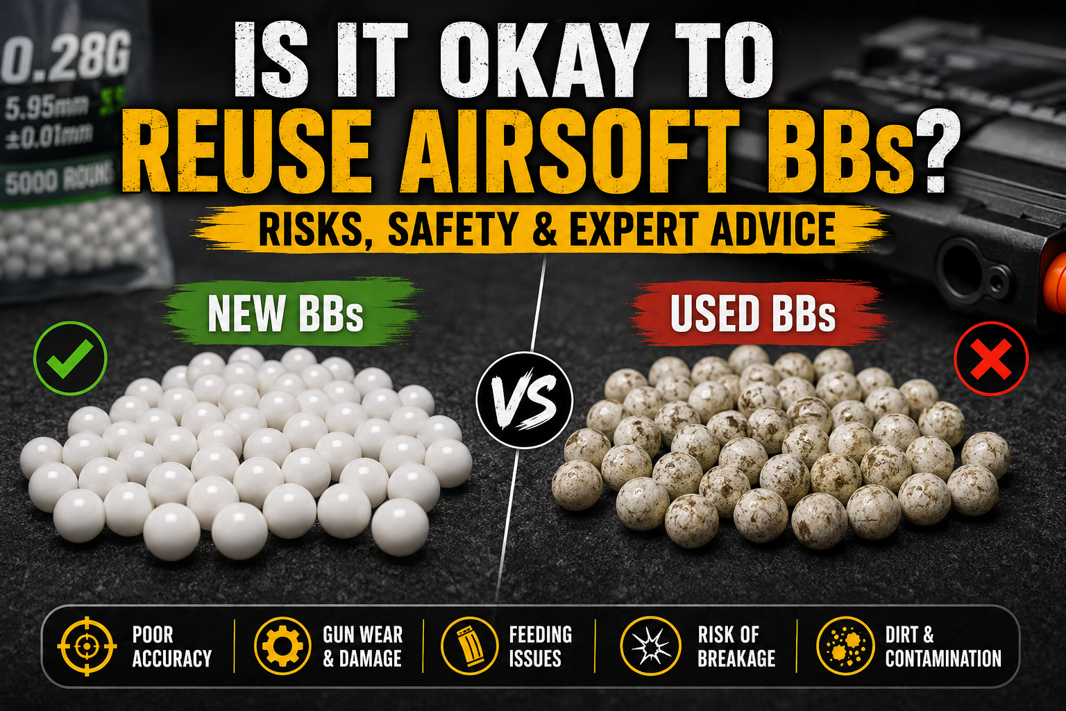 Is It Okay to Reuse Airsoft BBs? The Truth Every Player Should Know