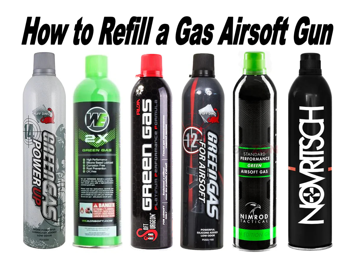 How to Refill a Gas Airsoft Gun