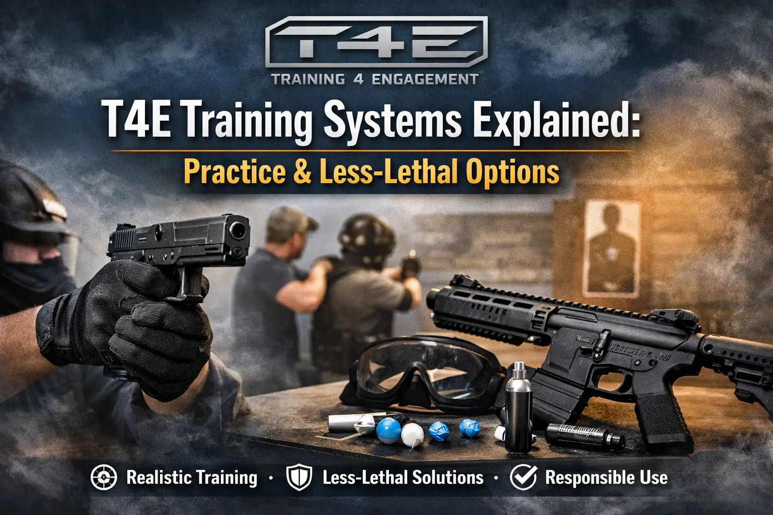 T4E Training Systems Explained: Practice & Less-Lethal Options