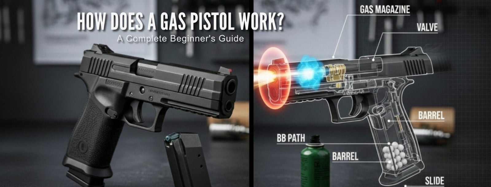 How Does a Gas Pistol Work? A Complete Beginner’s Guide