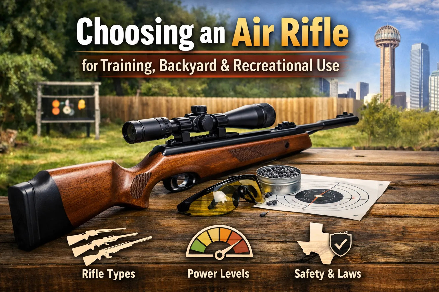 Choosing an Air Rifle for Training, Backyard & Recreational Use
