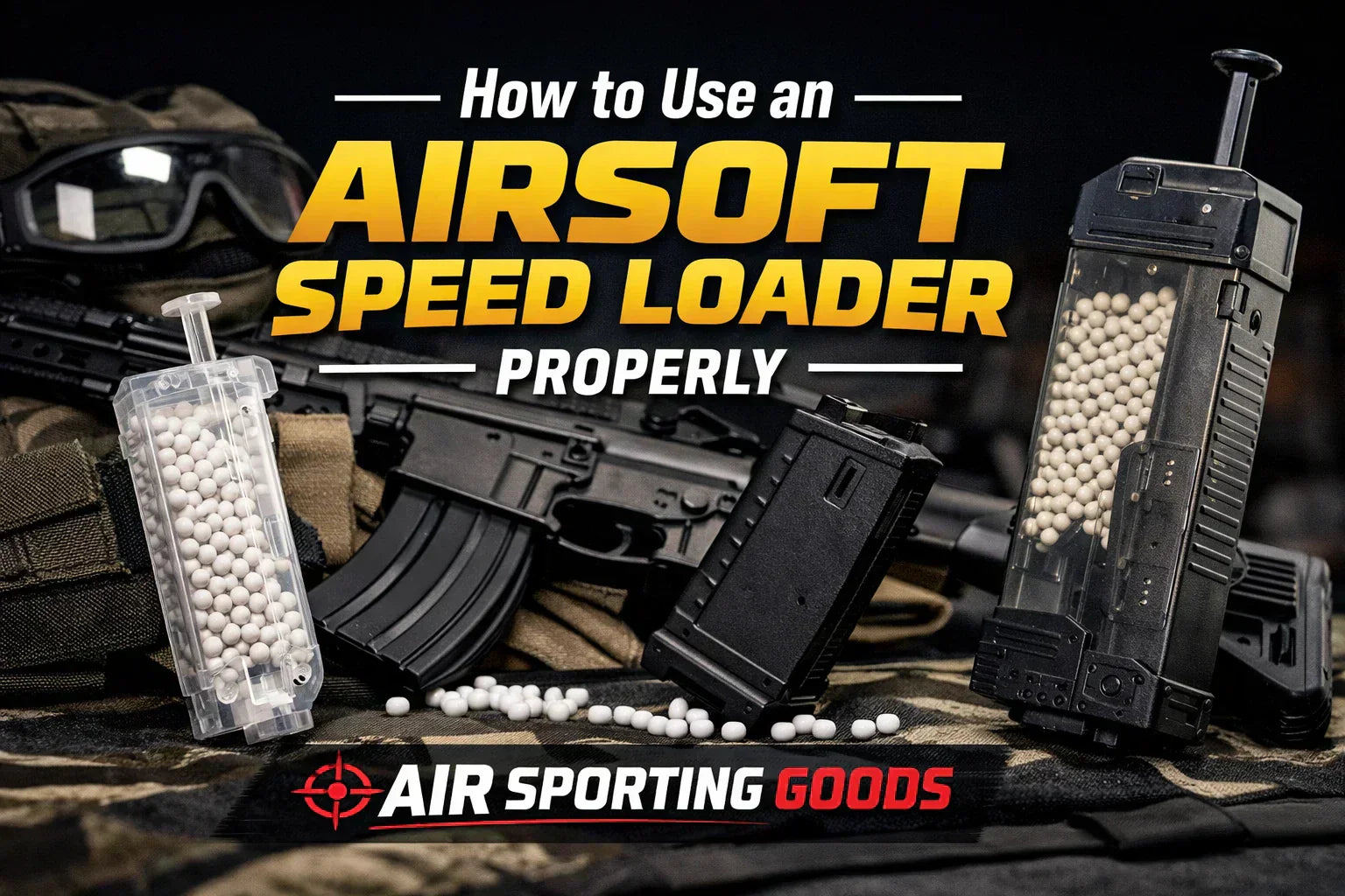 How to Use an Airsoft Speed Loader Properly