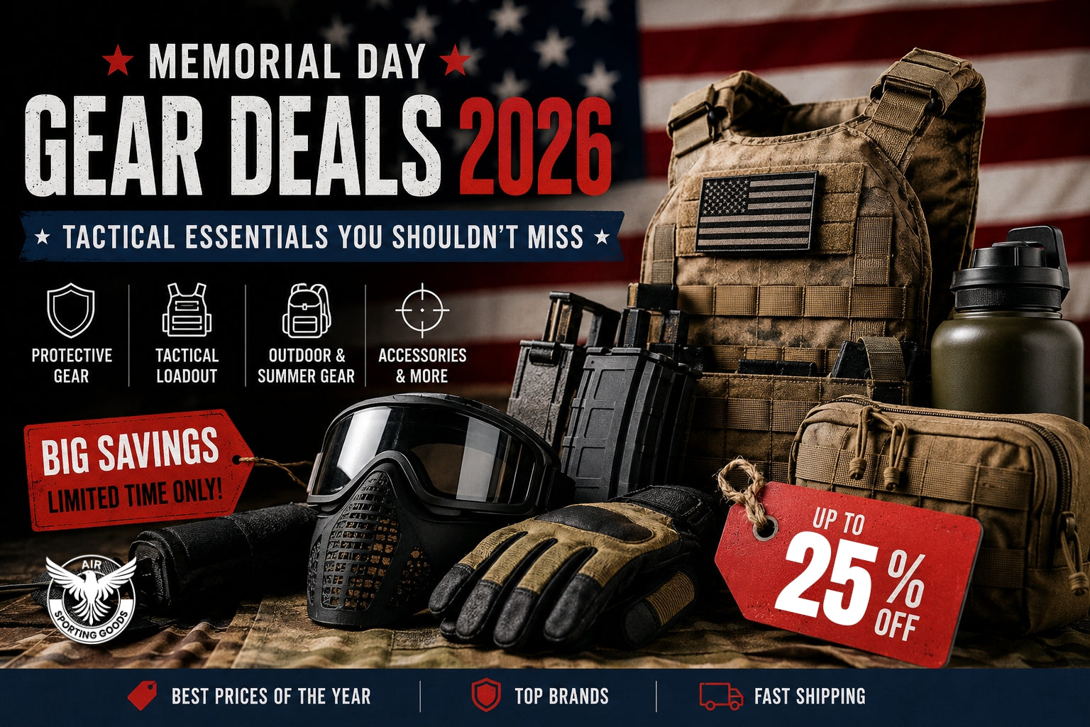 Memorial Day Gear Deals 2026: Tactical Essentials You Shouldn’t Miss