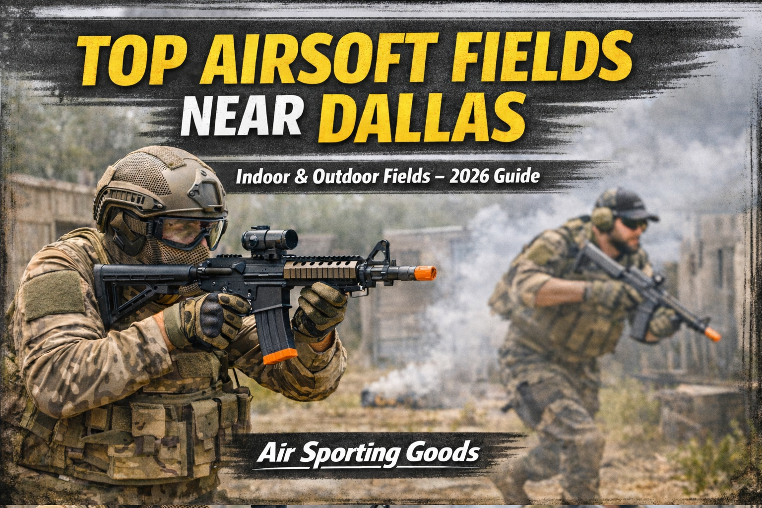 Where to Play Airsoft Near Dallas & DFW — Indoor & Outdoor Fields 2026 Guide