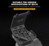 Wosport Universal Airsoft Pistol Holster Standard 283 - Grey