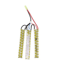 11.1V Lipo 1200 MAH 15C Tri-Panel Airsoft Battery W/ Tamiya Connect - Elite Force