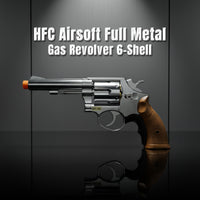HFC Airsoft Full Metal Gas Revolver 6-Shell - HG131