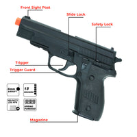 HFC Airsoft Spring Powered Pistol P226-style - HA-116