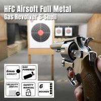 HFC Airsoft Full Metal Gas Revolver 6-Shell - HG131