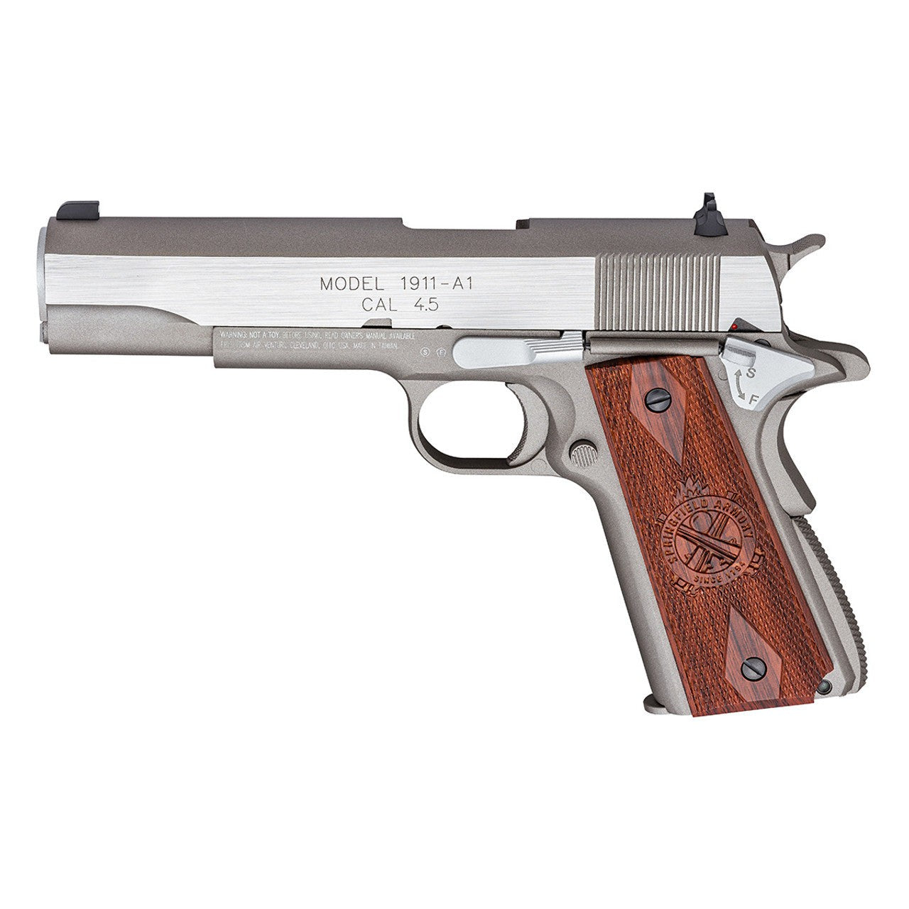 SPRINGFIELD ARMORY 1911 MIL-SPEC STAINLESS CO2 BLOWBACK AIR PISTOL – LIMITED EDITION