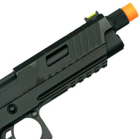 SRC Rusalka Combat Master Hi-Capa Blowback Airsoft Gas Pistol Fully Black