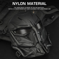 Wosport Chastener II Predator Airsoft Mask - Black