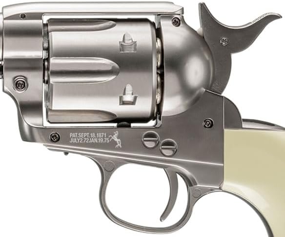 Colt Single Action Army CO2 Air Pistol BB Revolver Nickel 