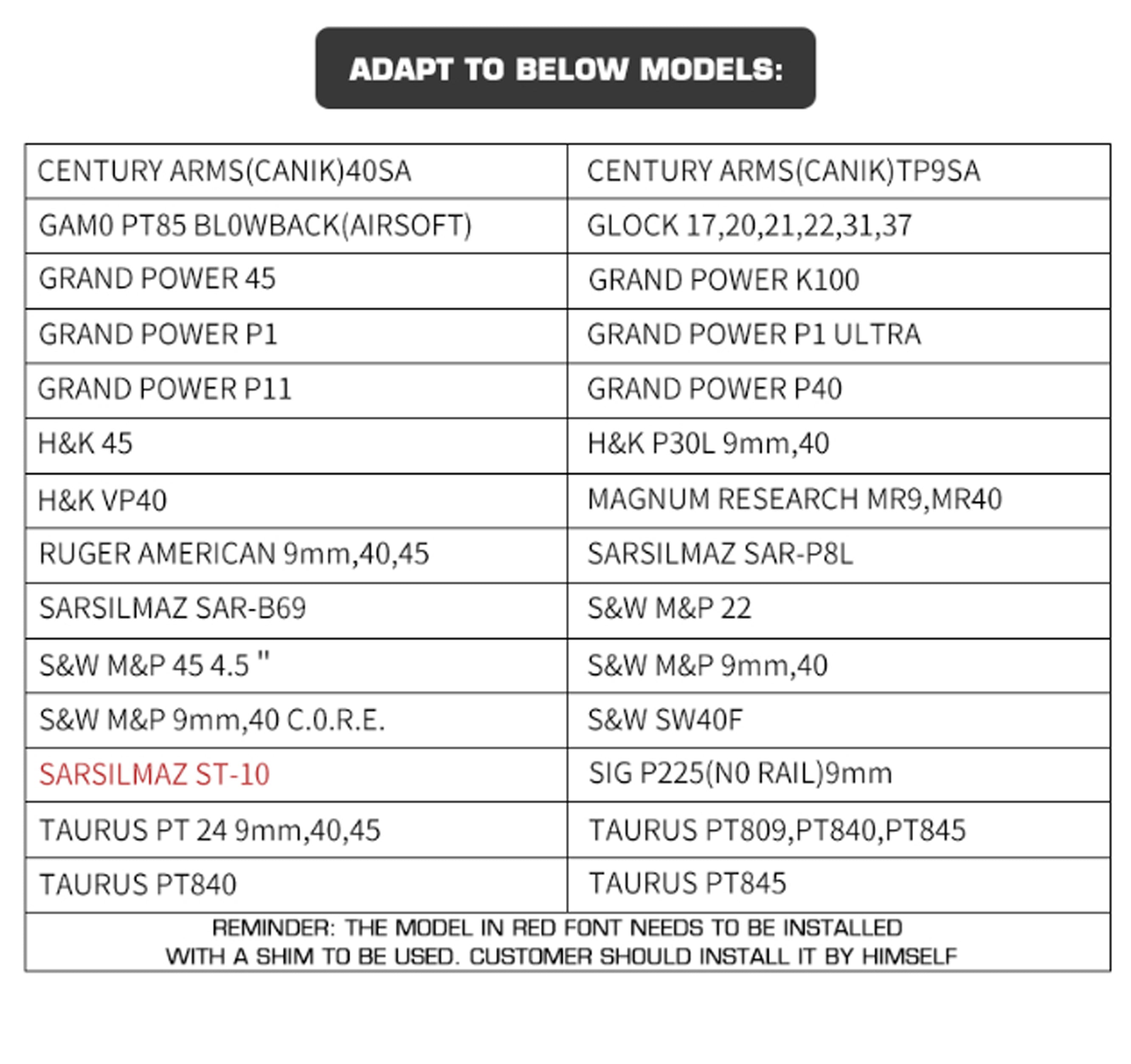 Wosport Universal Airsoft Pistol Holster Standard 283 - Grey