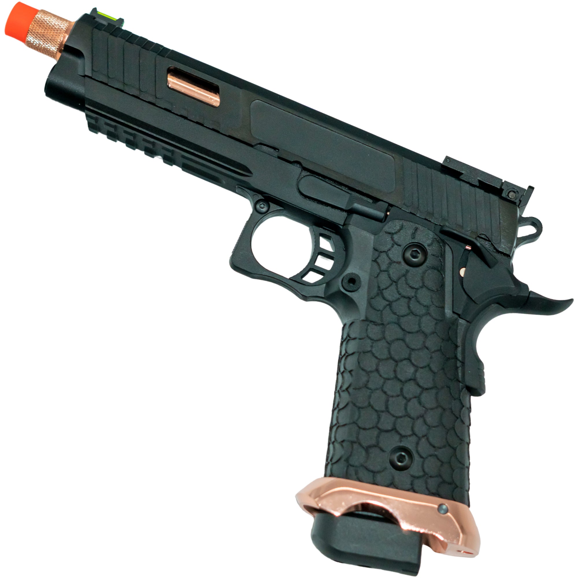 BABA YAGA Combat Master Hi-Capa 5.1 Blowback Airsoft Gas Pistol With Threaded Barrel