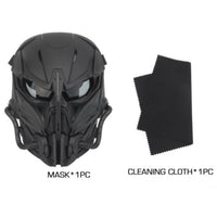 Wosport Chastener II Predator Airsoft Mask - Black