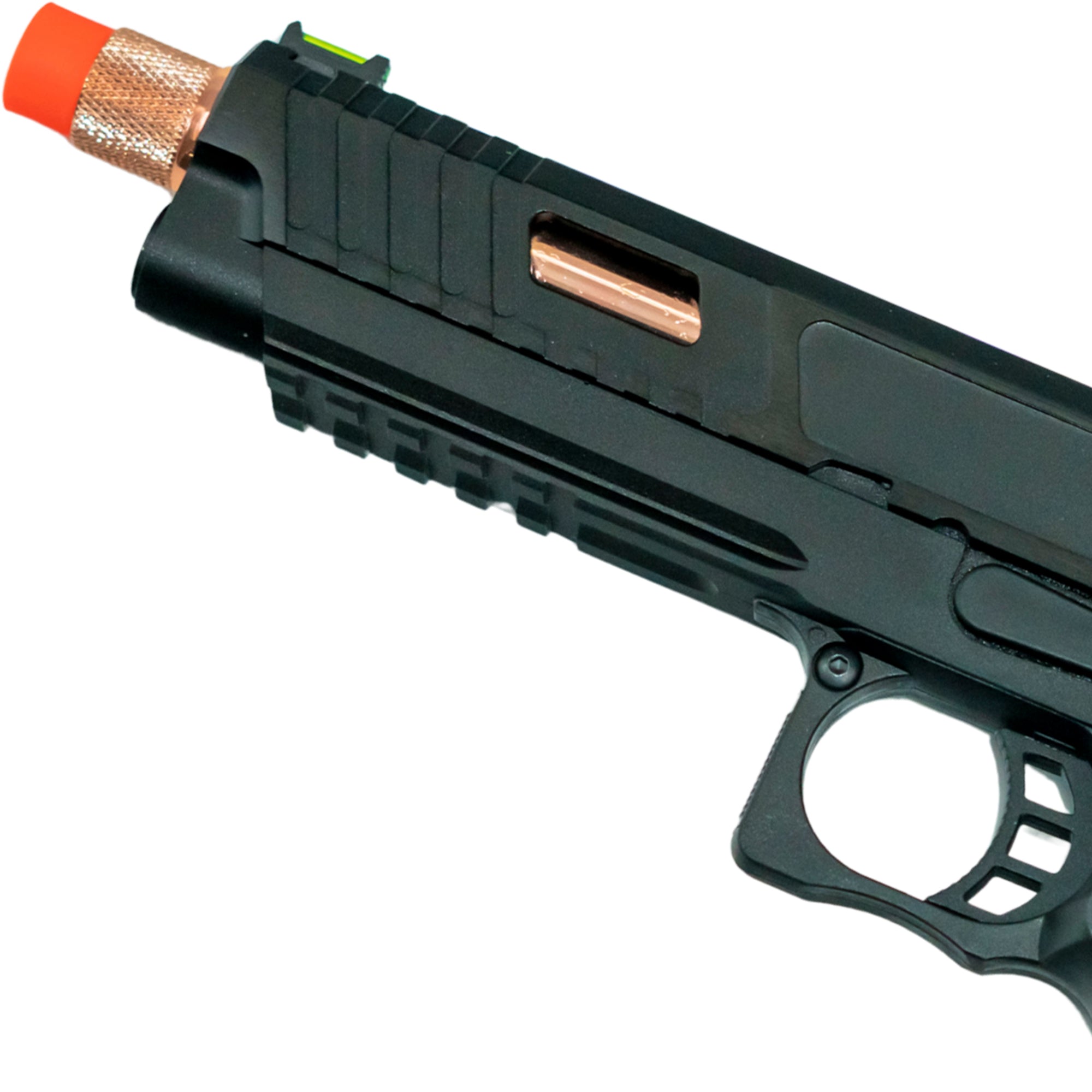 BABA YAGA Combat Master Hi-Capa 5.1 Blowback Airsoft Gas Pistol With Threaded Barrel