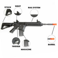 Bulldog ST Delta L QD Airsoft Electric AEG Rifle - CQB Pro Series