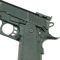 SRC Rusalka Combat Master Hi-Capa Blowback Airsoft Gas Pistol Fully Black