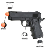 SRC 1911 Style Airsoft GBB Metal Pistol Black
