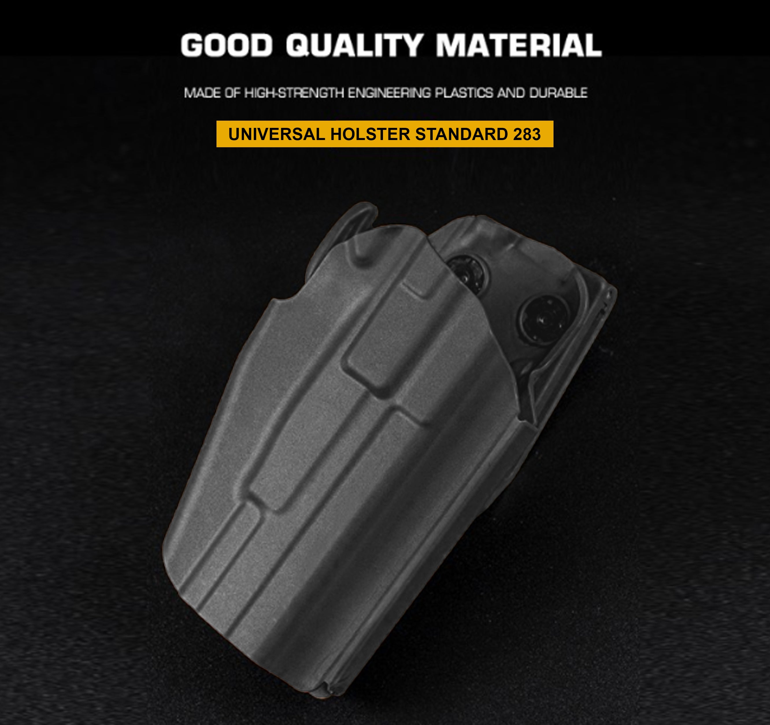 Wosport Universal Airsoft Pistol Holster Standard 283 - Grey