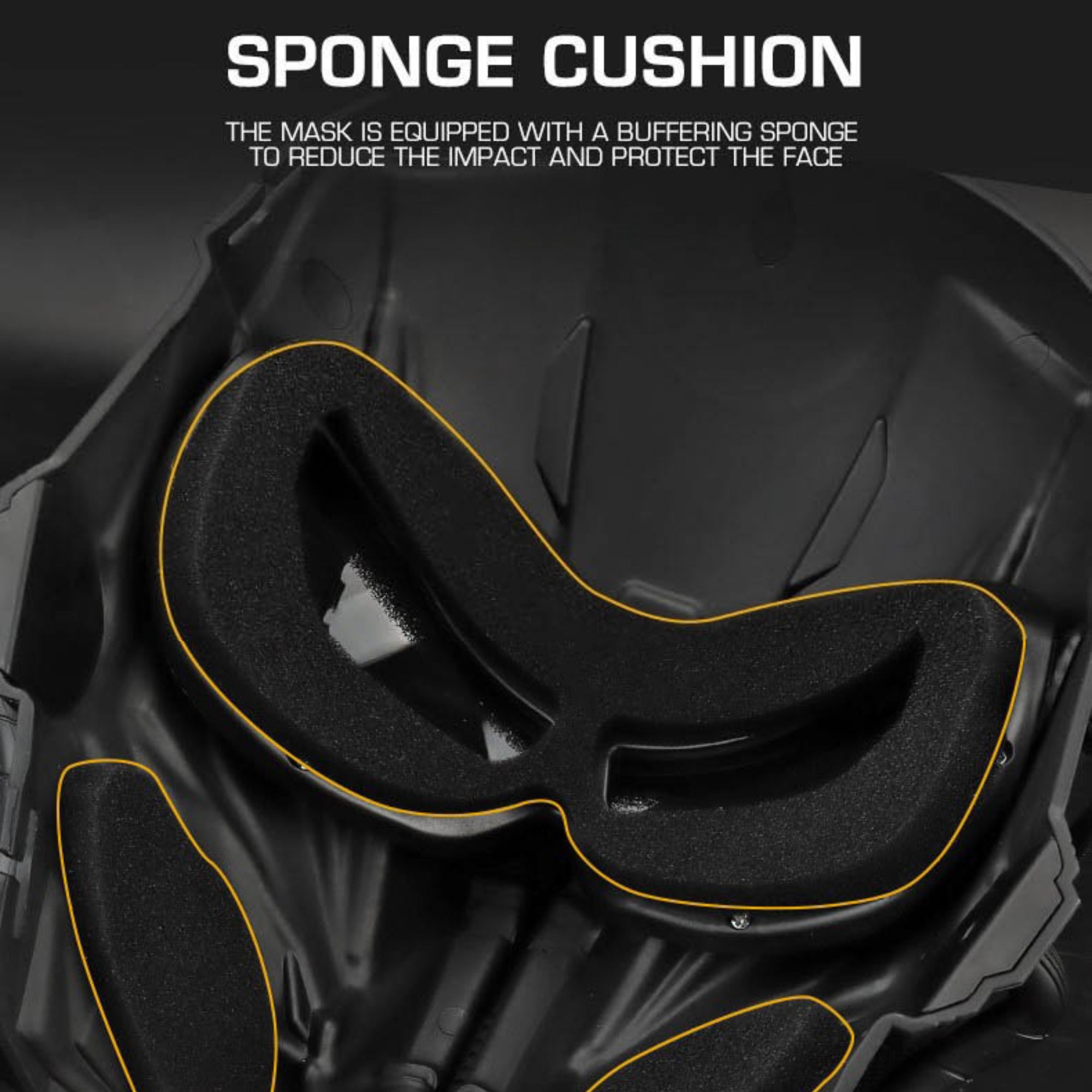 Wosport Chastener II Predator Airsoft Mask - Black