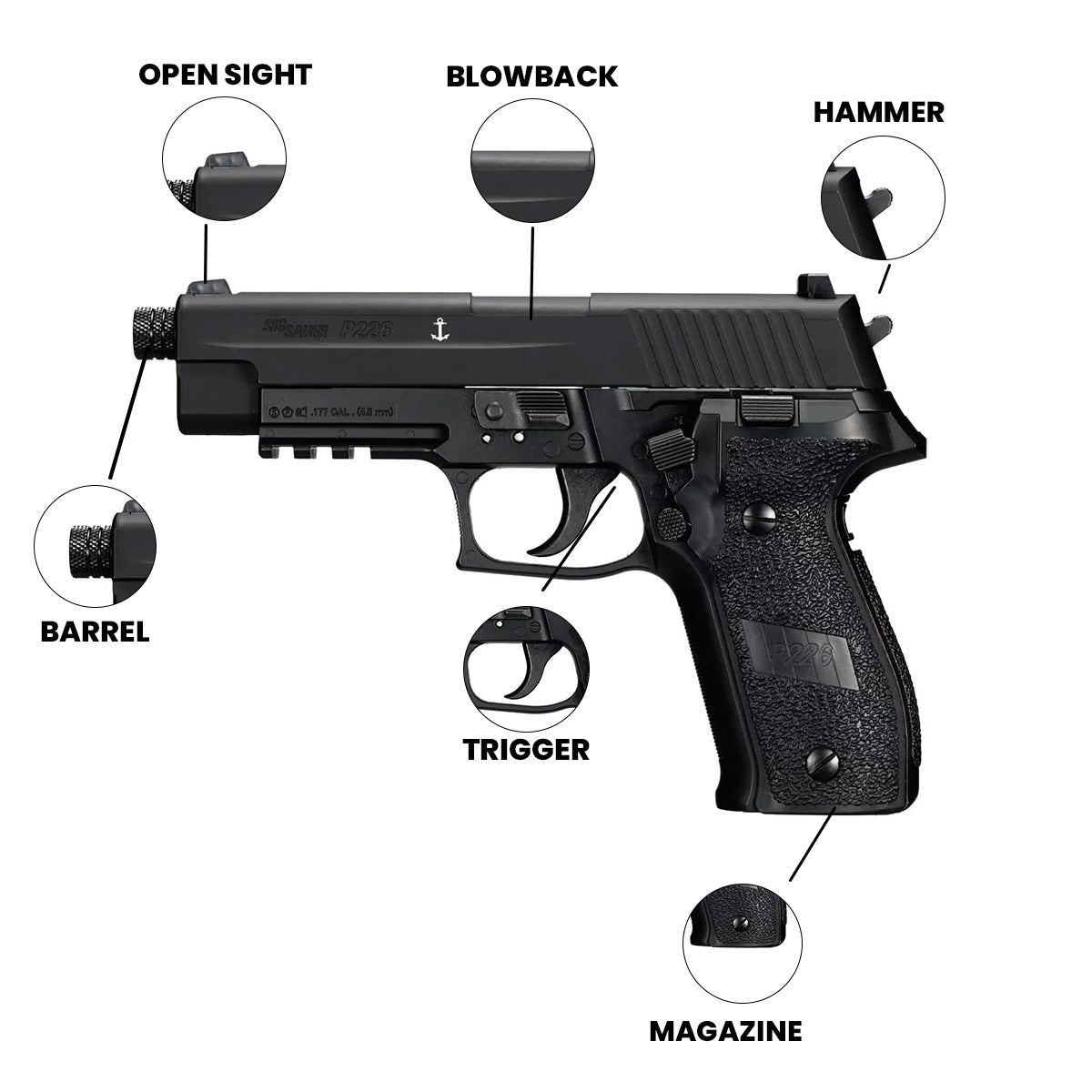 Sig Sauer P226 MK-25 CO2 Air Gun