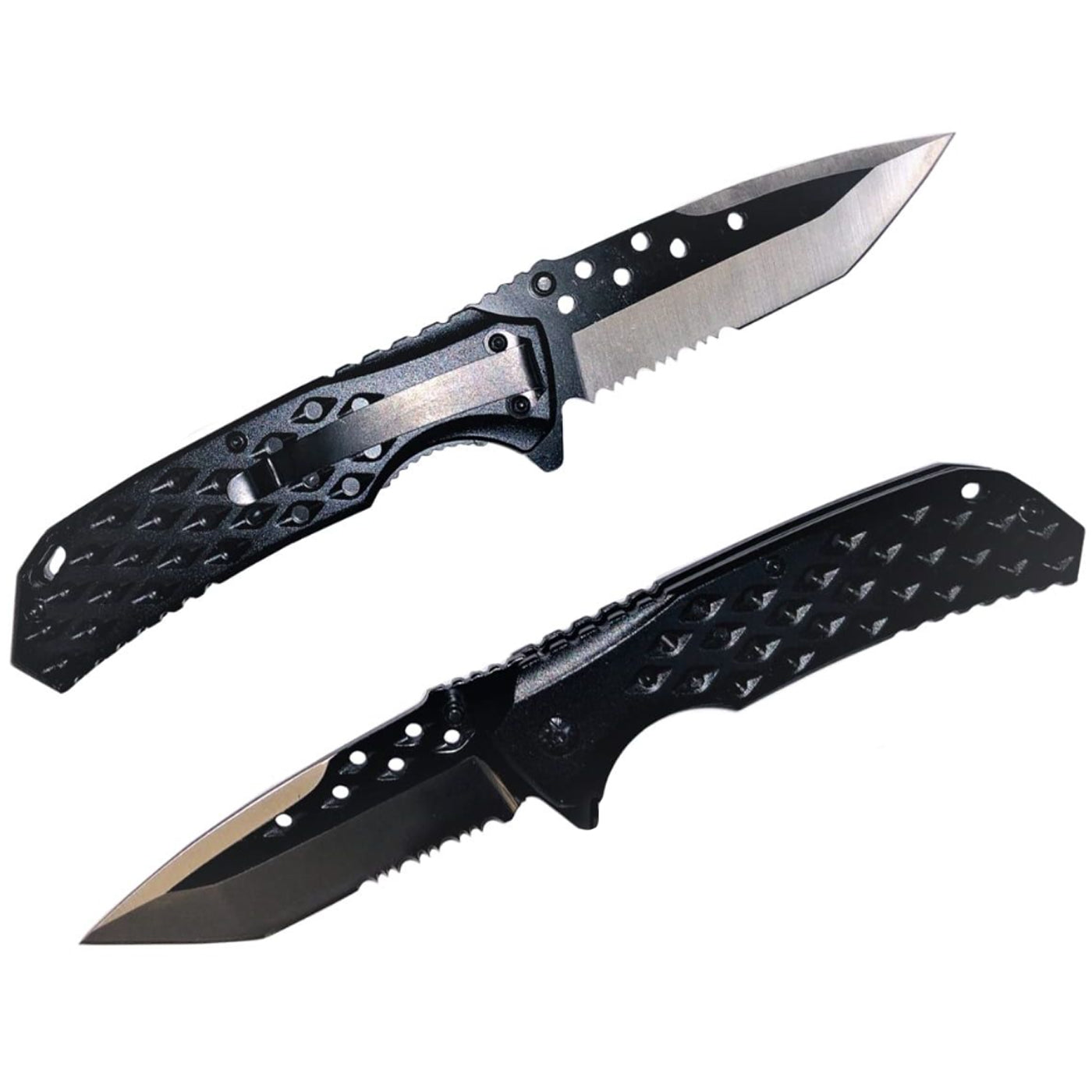 TX 8″ GRAY HUNTING COMBAT TACTICAL SPRING ASSISTED FOLDING KNIFE