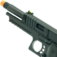 SRC Rusalka Combat Master Hi-Capa Blowback Airsoft Gas Pistol Fully Black