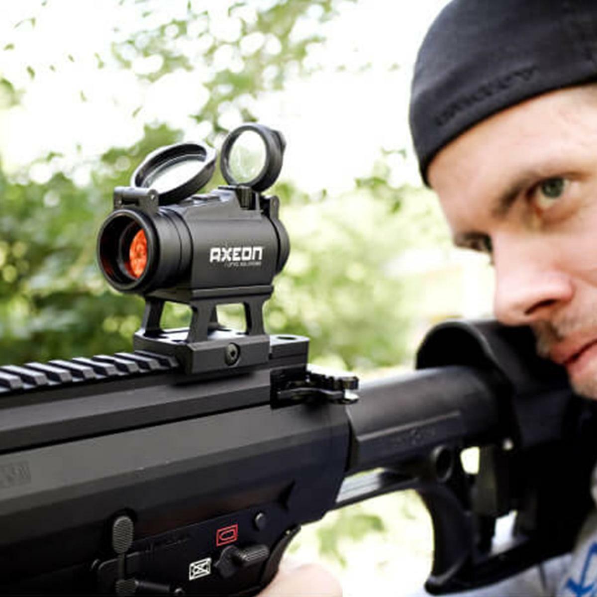 Axeon MDSR1 Micro Red Dot Sight with Riser - Umarex