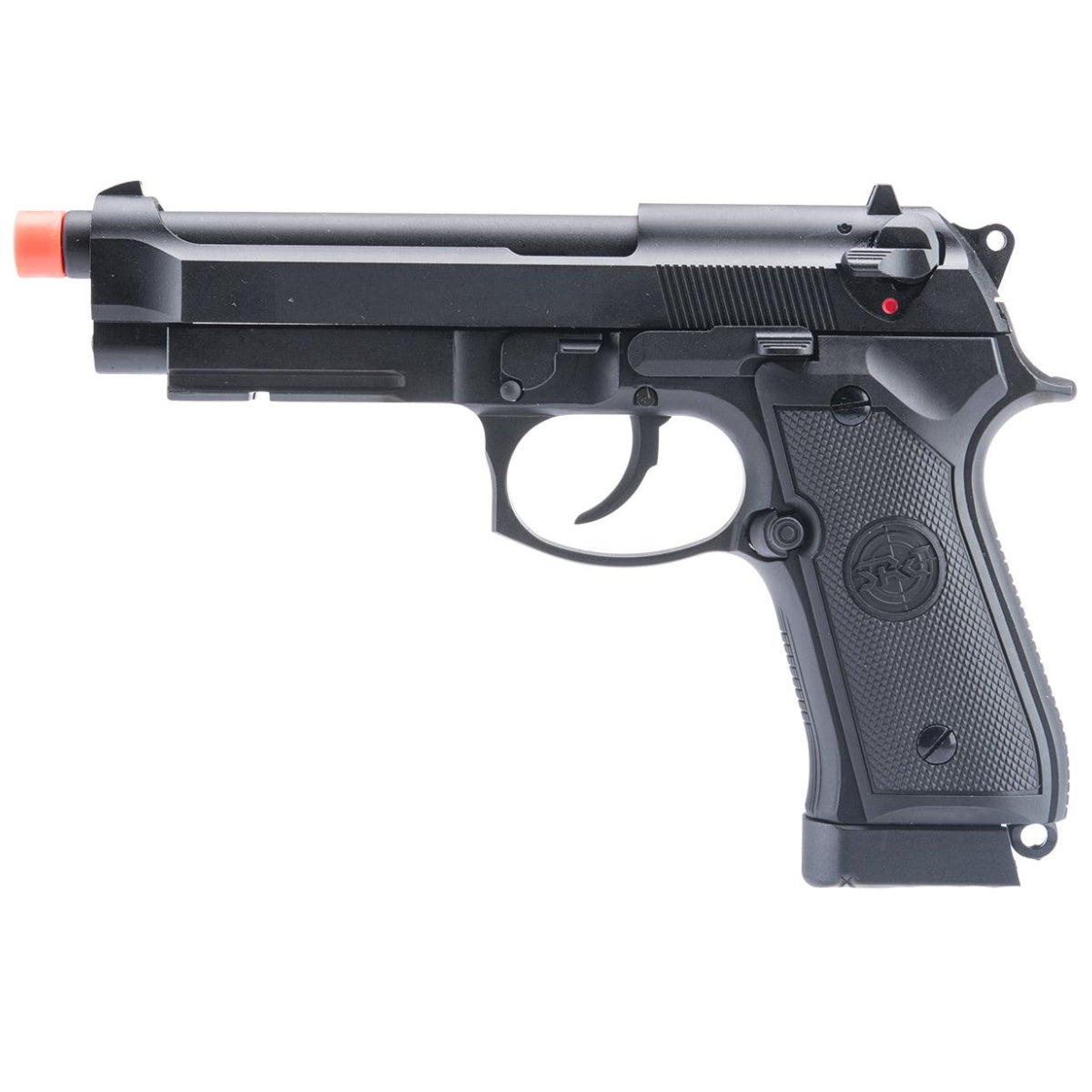 src full metal airsoft pistol suppressor co2 gas blowback 
