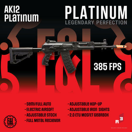 E&L AK12 PLATINUM AEG 6MM Airsoft Electric Rifle - Umarex