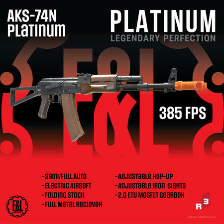E&L AKS-74N Platinum AEG AK Airsoft Electric Rifle - Umarex