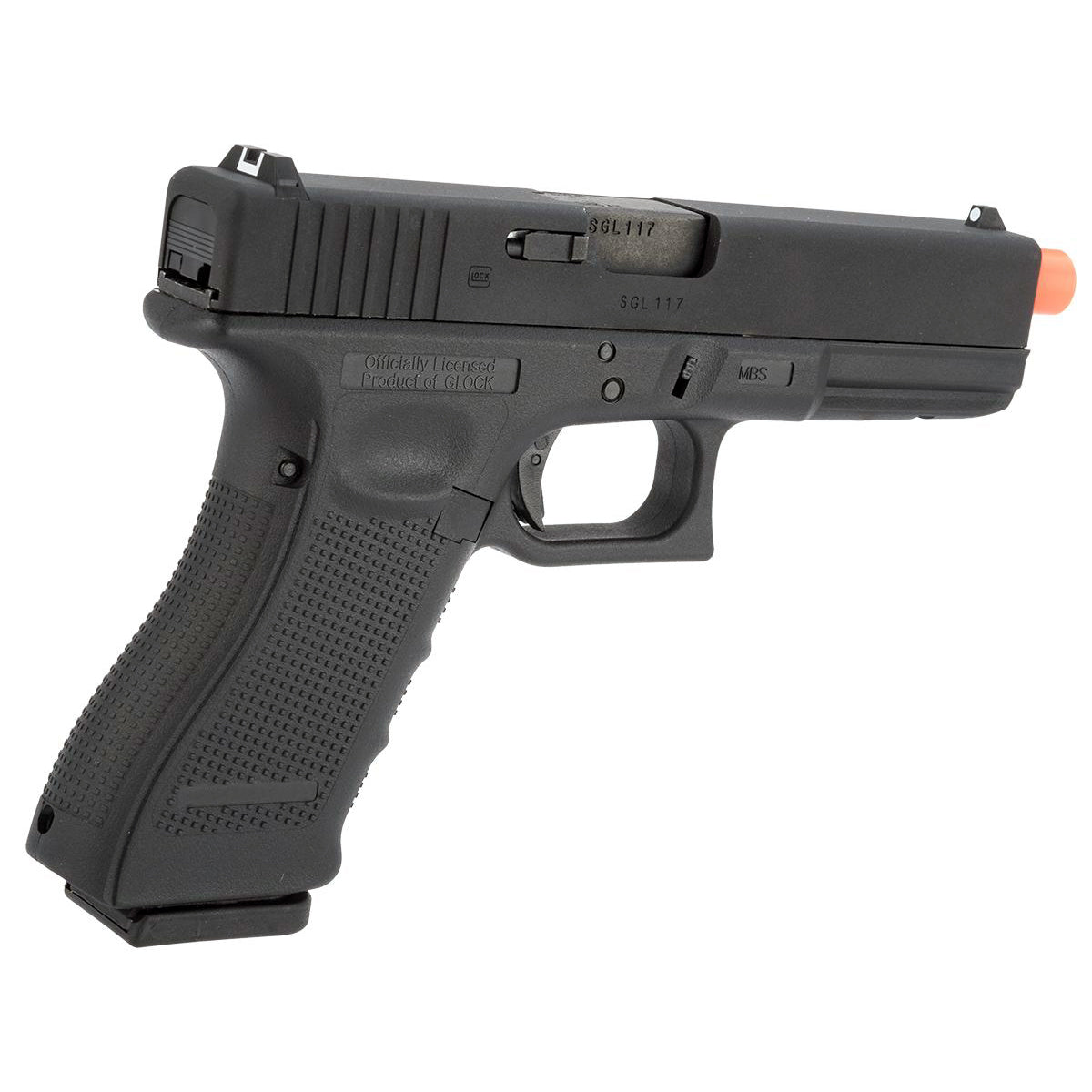 Glock G17 Gen 4 Semi Auto CO2 Airsoft Blowback Pistol - Elite Force
