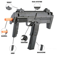 HK MP7 A1 Advance Spring Airsoft Pistol 6mm Black - Umarex