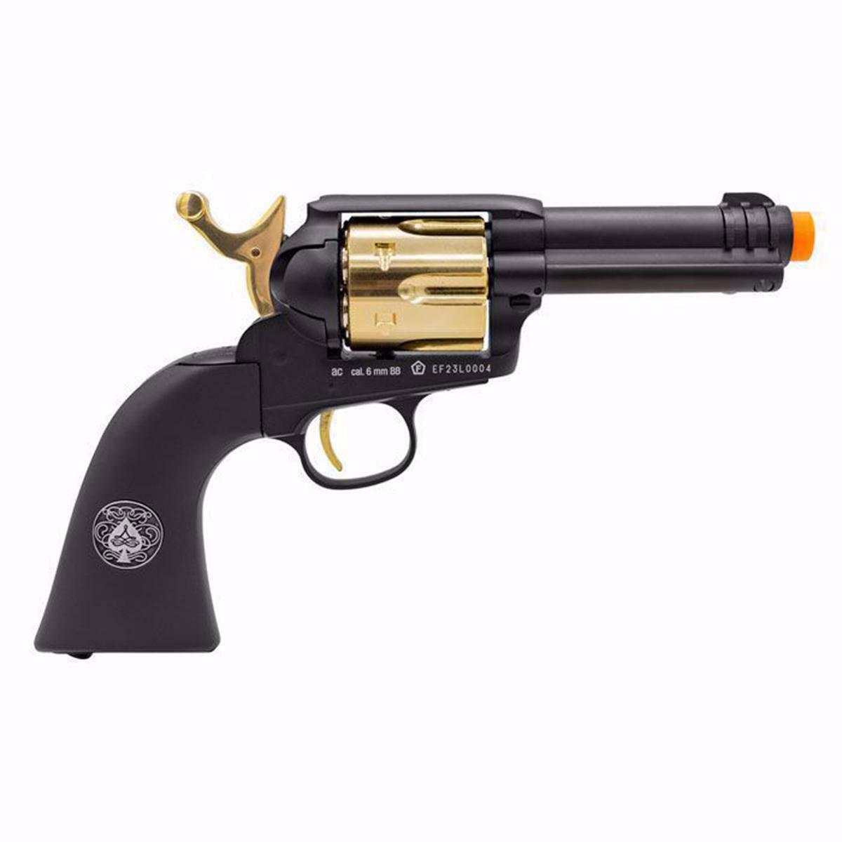 Legends Gambler High Stakes Black Gold CO2 Airsoft Revolver - Umarex