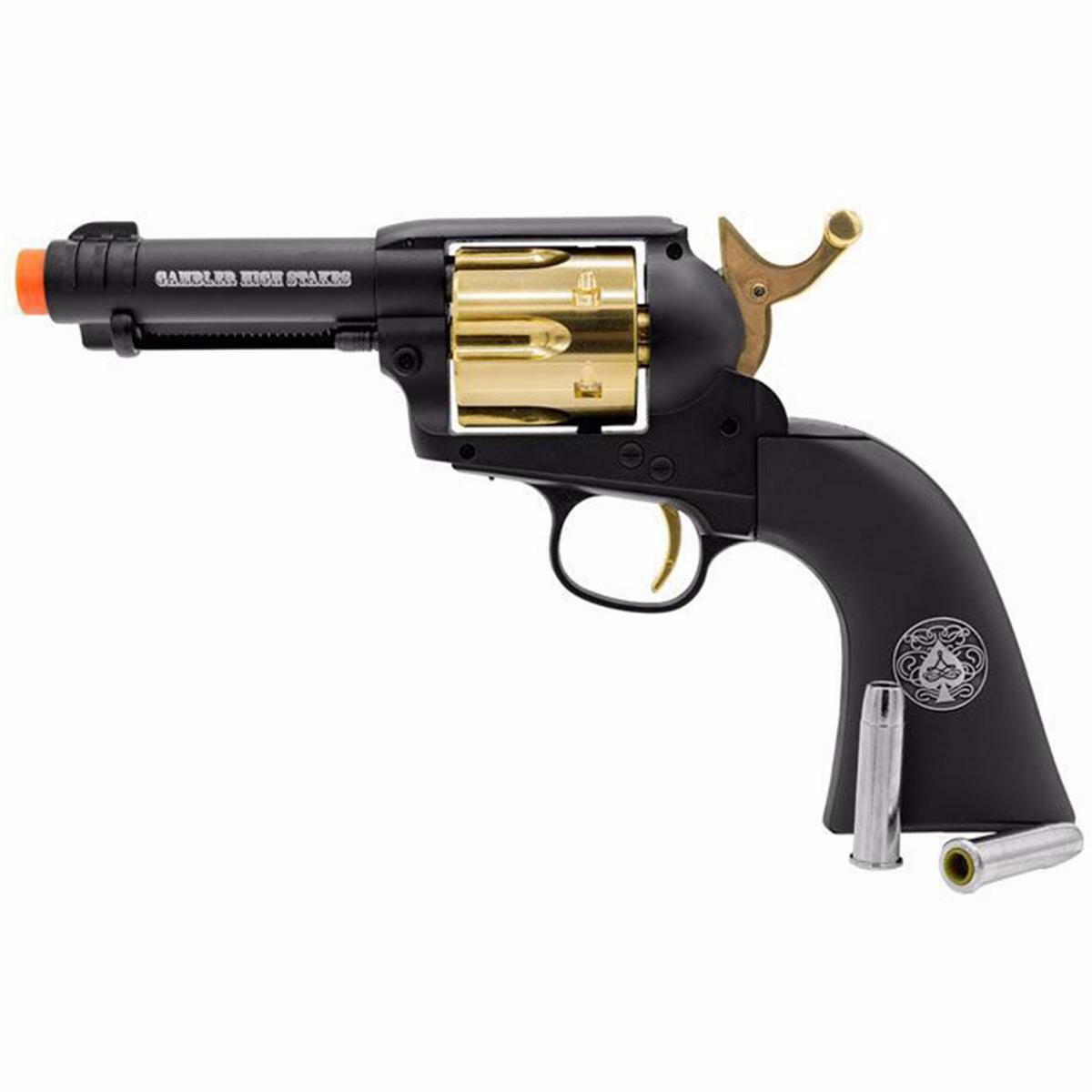 Legends Gambler High Stakes Black Gold CO2 Airsoft Revolver - Umarex