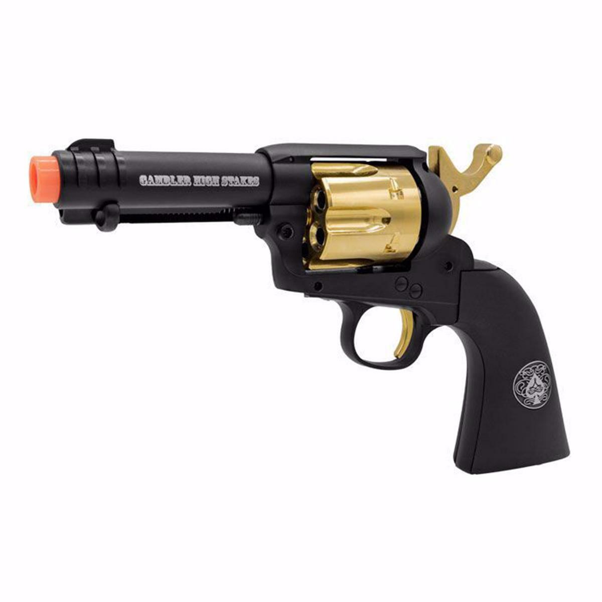 Legends Gambler High Stakes Black Gold CO2 Airsoft Revolver - Umarex