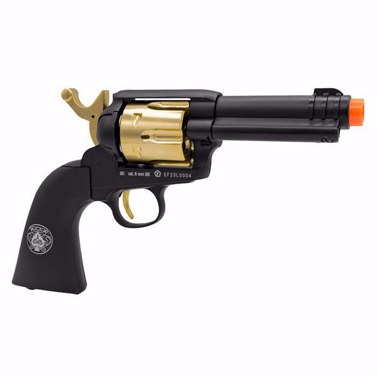 Legends Gambler High Stakes Black Gold CO2 Airsoft Revolver - Umarex