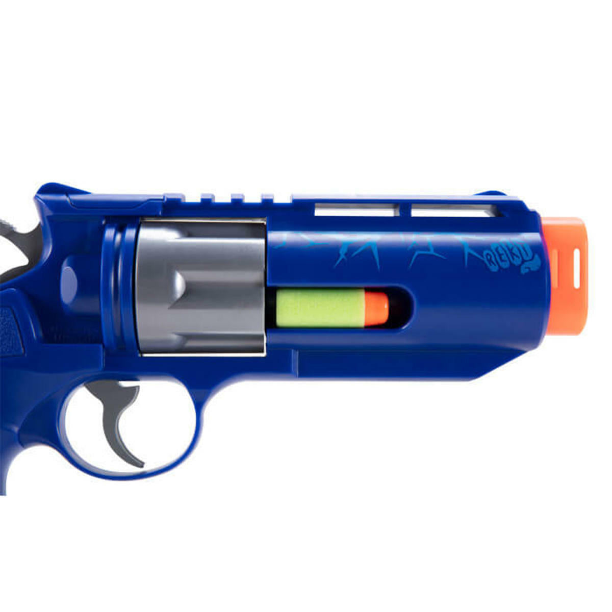 REKT Jury Blue CO2 Powered Foam Dart Toy Gun Revolver - Umarex