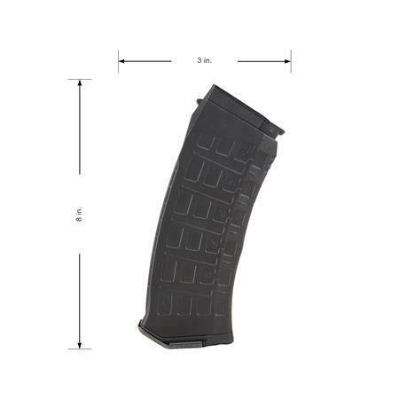 Spare/Extra Magazine for E&S AK12 AEG Rifle Series Mid Cap Mag 150 RDS - Umarex